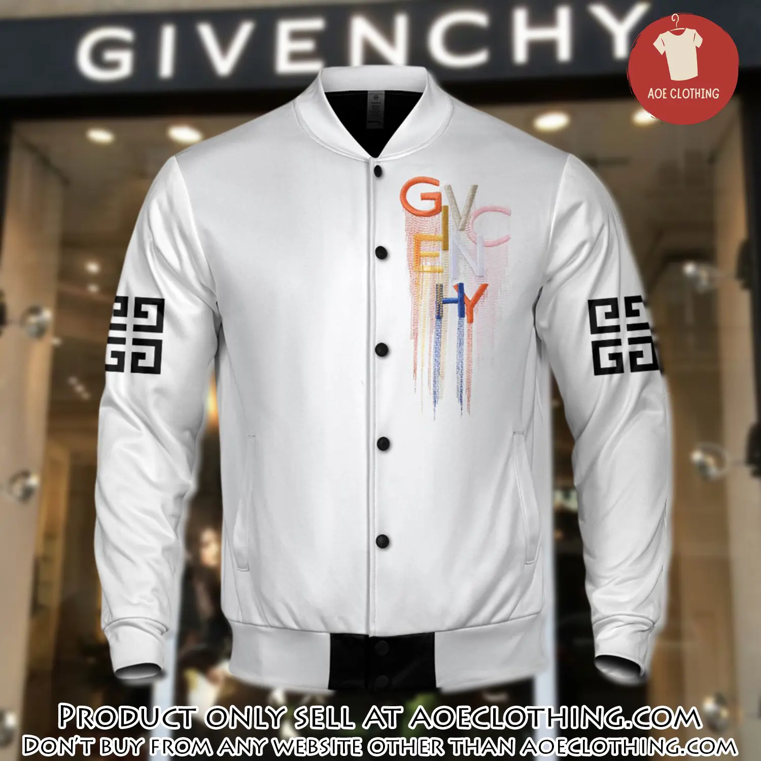 Luxury givenchy varsity premium baseball jacket bjv1053 aoe2138229